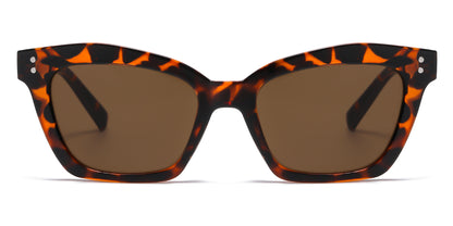 DS-2694 - Lentes de sol pequeños estilo Cat Eye con marco plástico