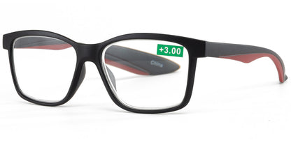 DS-RS 1254 - Lentes de lectura rectangulares de plástico
