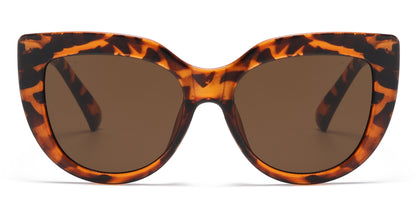 DS-2690 - Lentes de sol grandes estilo Cat Eye para mujer con marco plástico