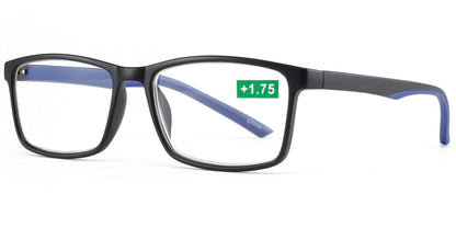 DS-RS 1253 - Lentes de lectura rectangulares de plástico