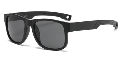 DS-6824 - Lentes deportivos con marco transparente y mica espejo de color