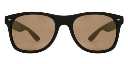 DS-7110 Black Spectrum - Lentes clásicos Horn Rimmed con mica de espejo color espectro