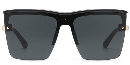 DS-8030 - Lentes de sol de estilo cuadrado de una sola pieza y estilo minimalista