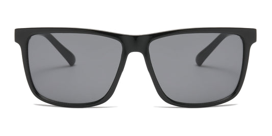 DS-6820 - Lentes deportivos cuadrados para hombre con armazón plástico moderno