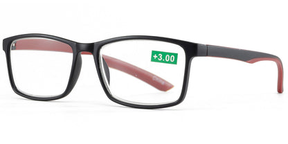 DS-RS 1253 - Lentes de lectura rectangulares de plástico