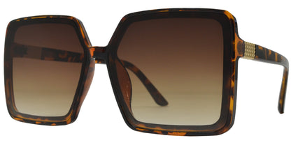 DS-5188 - Lentes cuadrados de plástico con diseño plano moderno