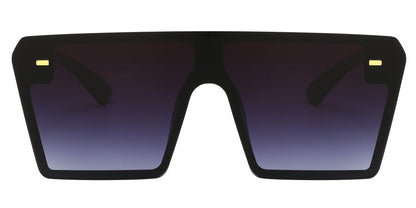 DS-7964 - Lentes oversized con estilo Flat Top y marco moderno