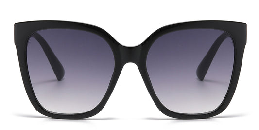 DS-5260 - Lentes estilo mariposa con cadena decorativa para mujer y diseño cuadrado