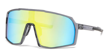 DS-5241 - Lentes Deportivos tipo escudo con mica continua de una sola pieza y marco plástico