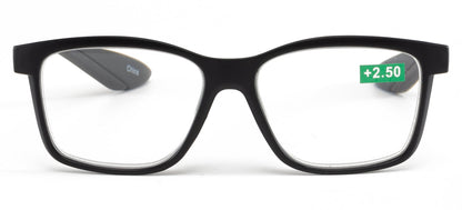 DS-RS 1254 - Lentes de lectura rectangulares de plástico