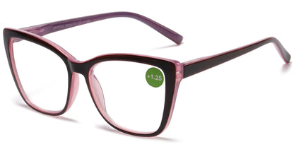 DS-RS 1242 - Lentes de lectura estilo cat eye de plástico