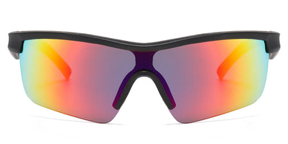 DS-4593 - Lentes deportivos para niños de media montura con mica  tipo escudo