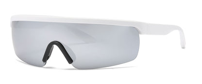 DS-2682 - Lentes de sol tipo escudo de una sola pieza con armazón plástico
