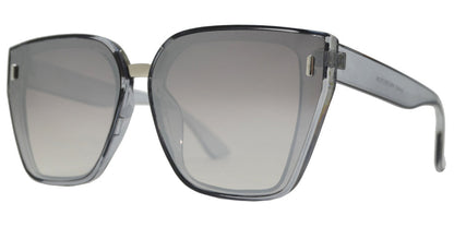 DS-8787 - Lentes de sol de plástico con mica plana y diseño contemporáneo