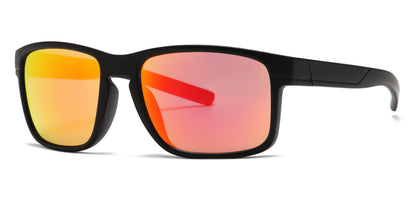 DS-6830 - Lentes deportivos con puente tipo keyhole y diseño cuadrado masculino