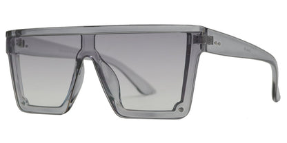 DS-7994 - Lentes de sol retro Flat Top de una sola pieza con mica plana
