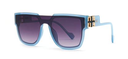 DS-8138 - Lentes sin montura con lente de una sola pieza y marco plástico