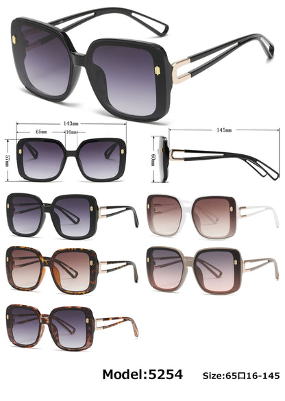 DS-5254 - Lentes mariposa para mujer con armazón plástico elegante