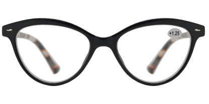DS-RS 1157 - Lentes de lectura Cat Eye de plástico para mujer