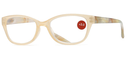 DS-RS 1274 - Lentes de lectura ovalados con armazón plástico clásico