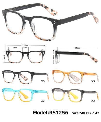 DS-RS 1256 - Lentes de lectura de plástico