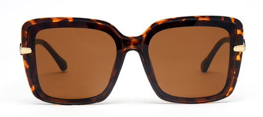 DS-8136 - Lentes cuadrados con mica plana y diseño moderno en plástico