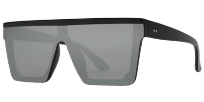 DS-7994 - Lentes de sol retro Flat Top de una sola pieza con mica plana