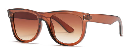 DS-5243 - Lentes de sol de moda con mica cóncava y marco plástico elegante