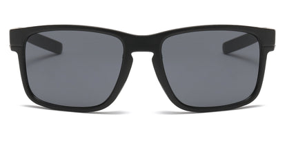 DS-6830 - Lentes deportivos con puente tipo keyhole y diseño cuadrado masculino