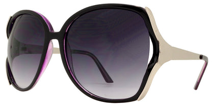 DS-7275 - Lentes tipo mariposa grandes con diseño calado para mujer